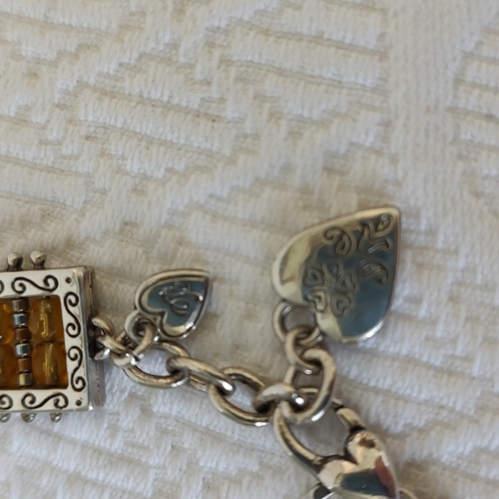 Brighton Silver Amber Crystal Bracelet - Picture 3 of 7